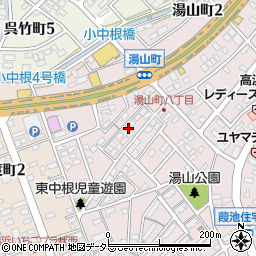 〒444-1332 愛知県高浜市湯山町の地図