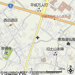 滋賀銀行土山支店 ＡＴＭ周辺の地図