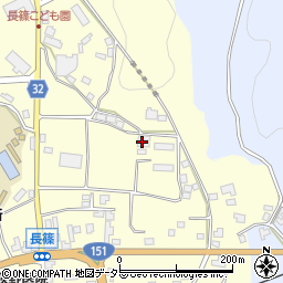 愛知県新城市長篠杉下周辺の地図