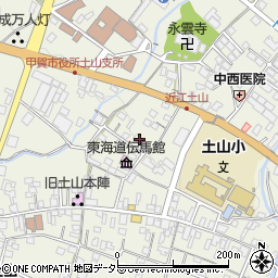 滋賀県甲賀市土山町北土山1588周辺の地図
