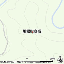 静岡県島田市川根町身成周辺の地図