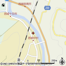 広島県庄原市西城町西城208周辺の地図