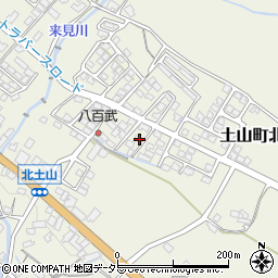 滋賀県甲賀市土山町北土山950-14周辺の地図