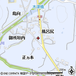 兵庫県川辺郡猪名川町木津風呂尻12周辺の地図