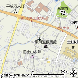 滋賀県甲賀市土山町北土山1579周辺の地図