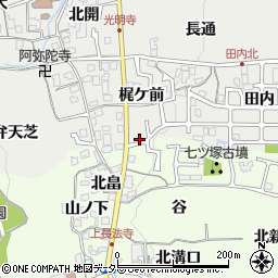 京都府長岡京市粟生梶ケ前25-23周辺の地図