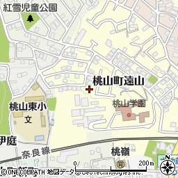 京都府京都市伏見区桃山町遠山28-59周辺の地図