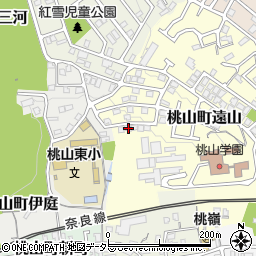 京都府京都市伏見区桃山町遠山28-33周辺の地図