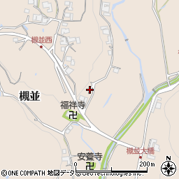 兵庫県猪名川町（川辺郡）槻並（寺ノ上）周辺の地図