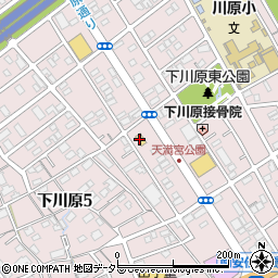 セブンイレブン静岡下川原５丁目店周辺の地図