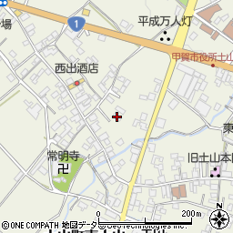 滋賀県甲賀市土山町北土山1690周辺の地図