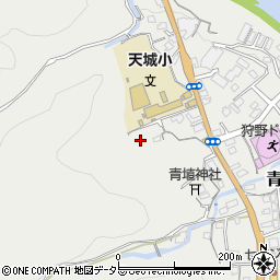 静岡県伊豆市青羽根周辺の地図