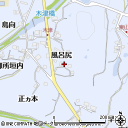 兵庫県川辺郡猪名川町木津風呂尻18周辺の地図
