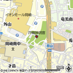 戸崎町神明宮周辺の地図