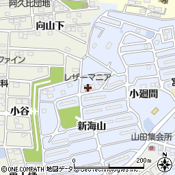 愛知県知多郡阿久比町宮津新海山141周辺の地図