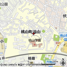 京都府京都市伏見区桃山町遠山33-22周辺の地図