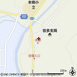岡山県新見市哲多町本郷572周辺の地図
