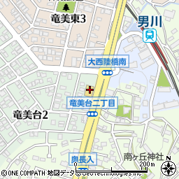 ファミリーマート岡崎竜美台二丁目店周辺の地図