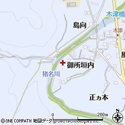 兵庫県川辺郡猪名川町木津西島周辺の地図
