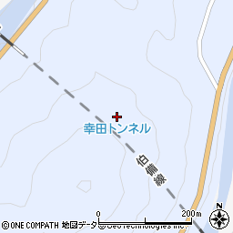 幸田トンネル周辺の地図