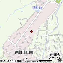 滋賀県大津市南郷上山町周辺の地図