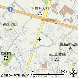 滋賀県甲賀市土山町北土山1683周辺の地図