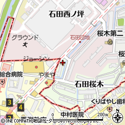 ファミリーマート堀池石田店周辺の地図