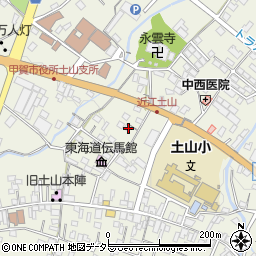 滋賀県甲賀市土山町北土山1599周辺の地図