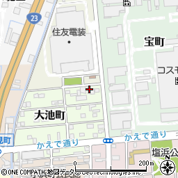 三重県四日市市大池町2周辺の地図