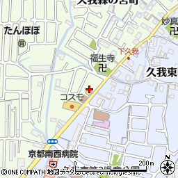 セブンイレブン京都久我森の宮町店周辺の地図