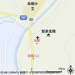 岡山県新見市哲多町本郷574-3周辺の地図