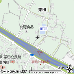 兵庫県加西市北条町栗田252周辺の地図
