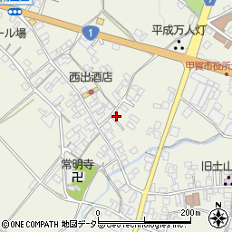 滋賀県甲賀市土山町北土山2155周辺の地図