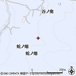 京都府宇治市東笠取谷ノ奥周辺の地図
