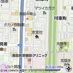 京宣社周辺の地図