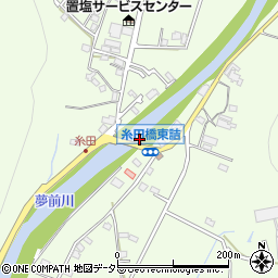 糸田橋東周辺の地図