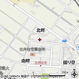 愛知県安城市古井町南畔17周辺の地図