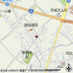 滋賀県甲賀市土山町北土山2167周辺の地図
