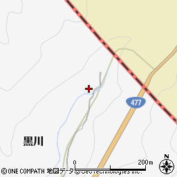 兵庫県川西市黒川1-1周辺の地図