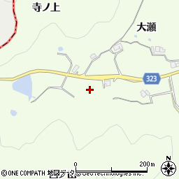 兵庫県宝塚市上佐曽利西ノ山周辺の地図
