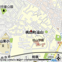 京都府京都市伏見区桃山町遠山33-34周辺の地図