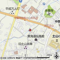 滋賀県甲賀市土山町北土山1615周辺の地図