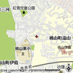 京都府京都市伏見区桃山町遠山28-30周辺の地図