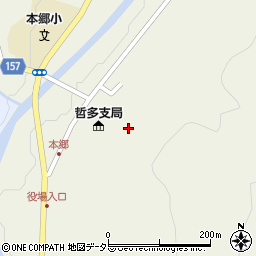 岡山県新見市哲多町本郷206-4周辺の地図