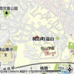 京都府京都市伏見区桃山町遠山33-29周辺の地図