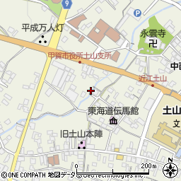 滋賀県甲賀市土山町北土山1729周辺の地図