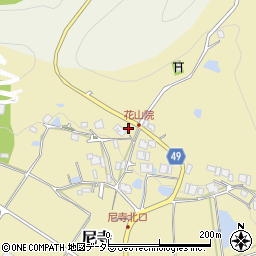兵庫県三田市尼寺53周辺の地図