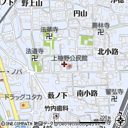 京都府向日市上植野町西小路14周辺の地図
