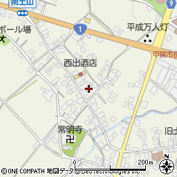 滋賀県甲賀市土山町北土山2169周辺の地図