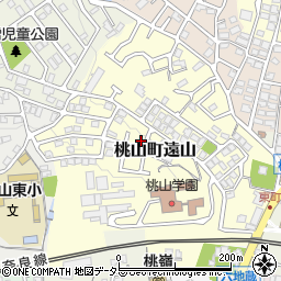 京都府京都市伏見区桃山町遠山33-35周辺の地図